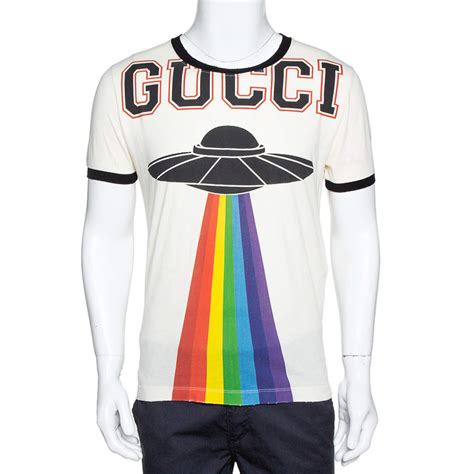 gucci rainbow shirt replica|gucci shirt spotting.